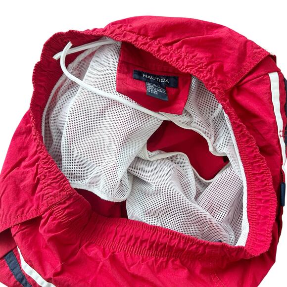 Nautica Red Bathing Suit Sz M - Picture 4 of 5